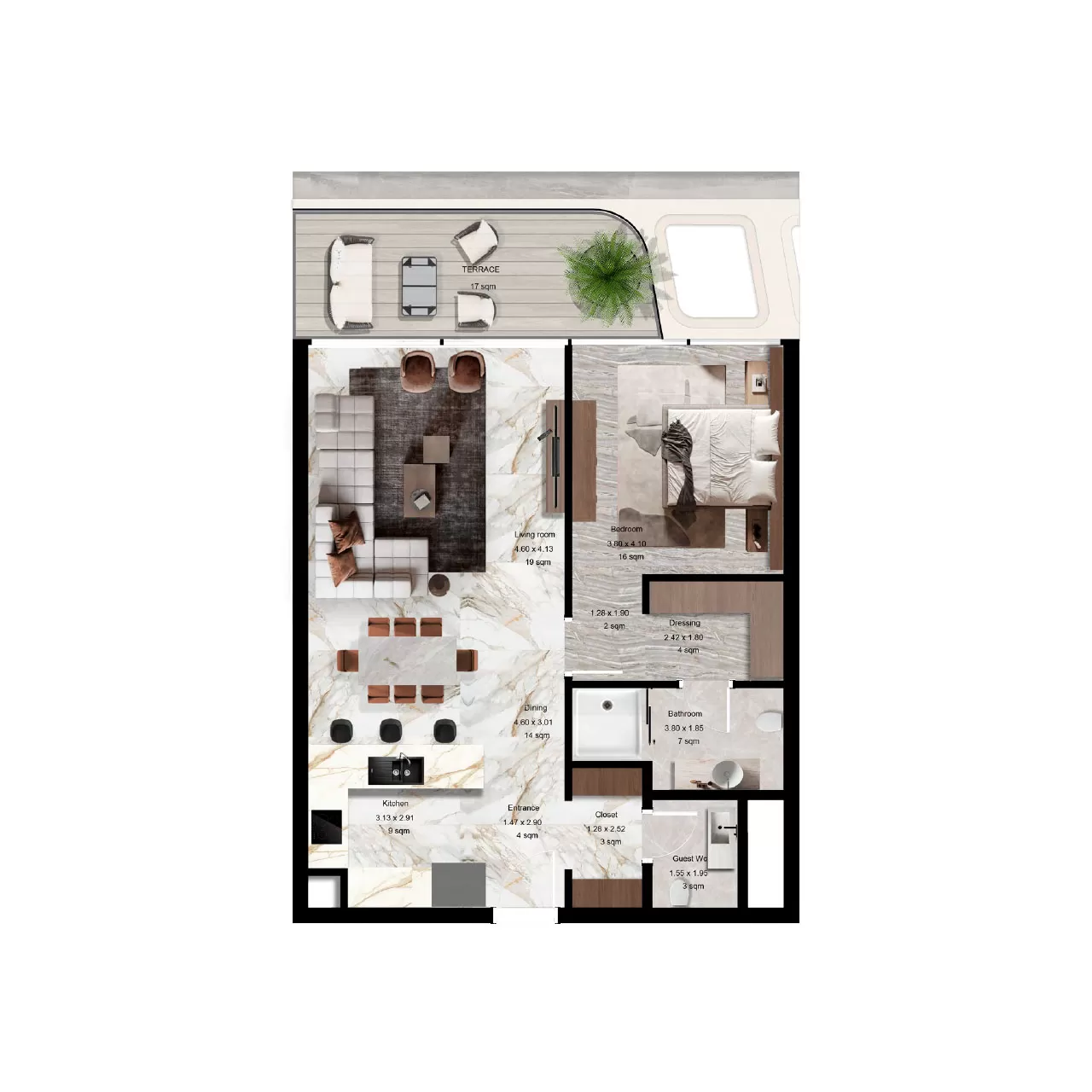 Studio Floor Plan