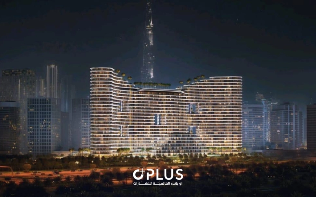 Binghatti Aquarise Business Bay artificial beach luxury apartments
