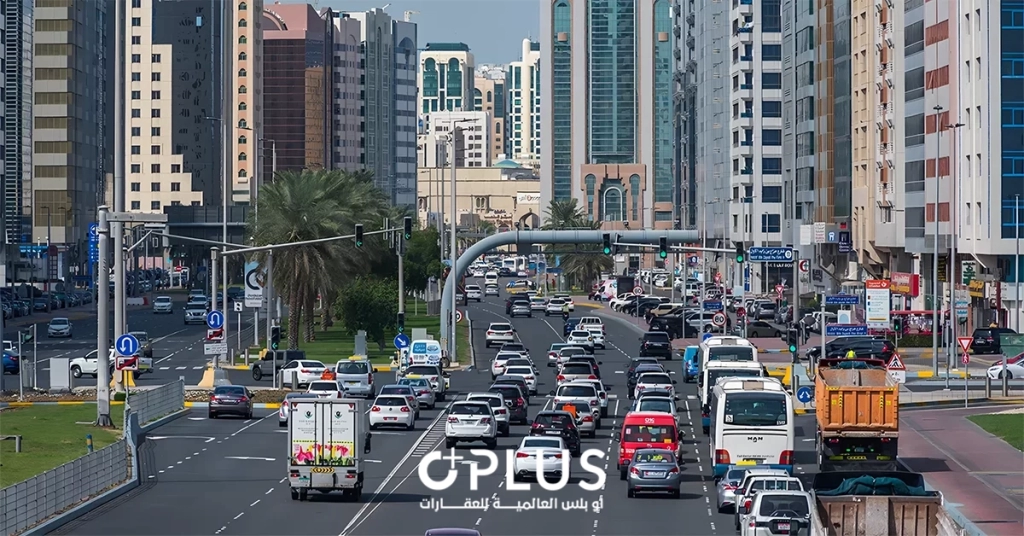 Najda Street Abu Dhabi city view