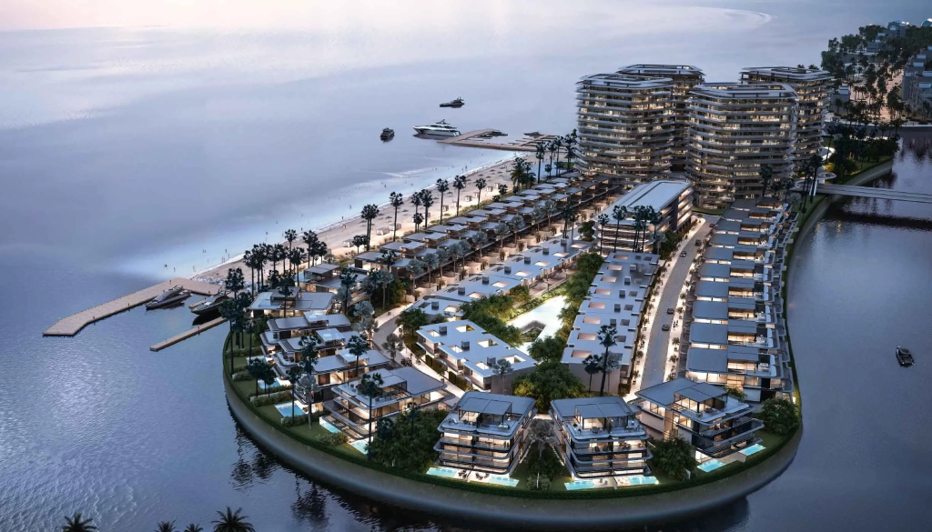 Luxury villas in Abu Dhabi waterfront community