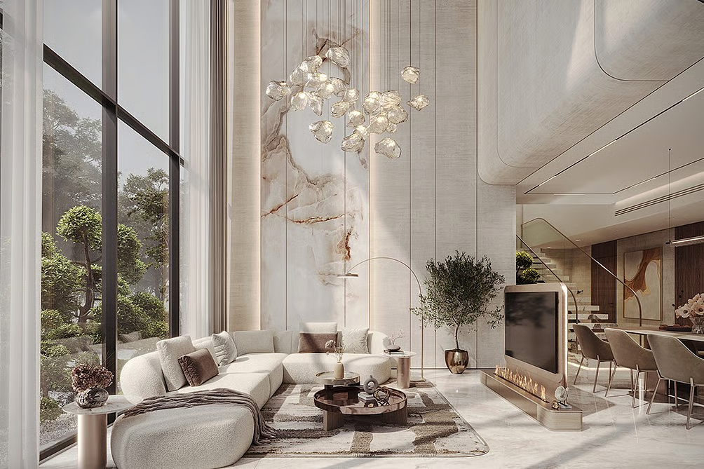 Firoza Dubai Islands infinity pool waterfront living