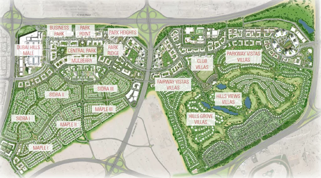 What Types of Properties Are Available in Dubai Hills Estate?