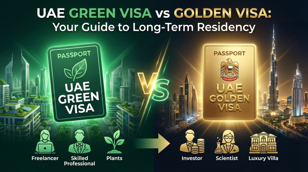 UAE Green Visa vs Golden Visa