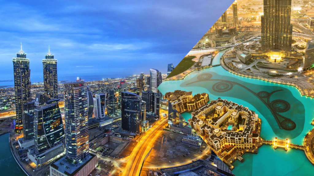 Downtown Dubai and Business Bay