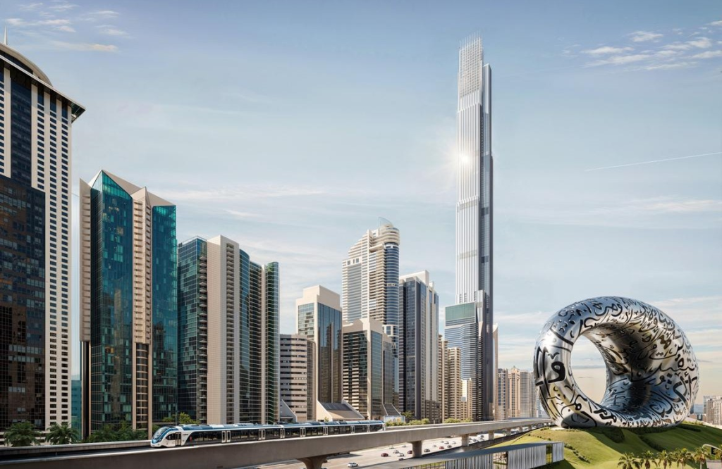 Burj Azizi skyline render