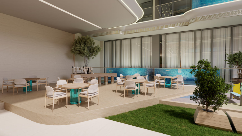 Typical unit Outdoor Lounge