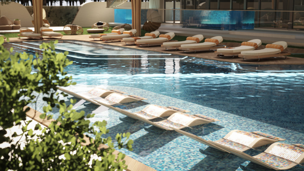 Typical unit Water Beds