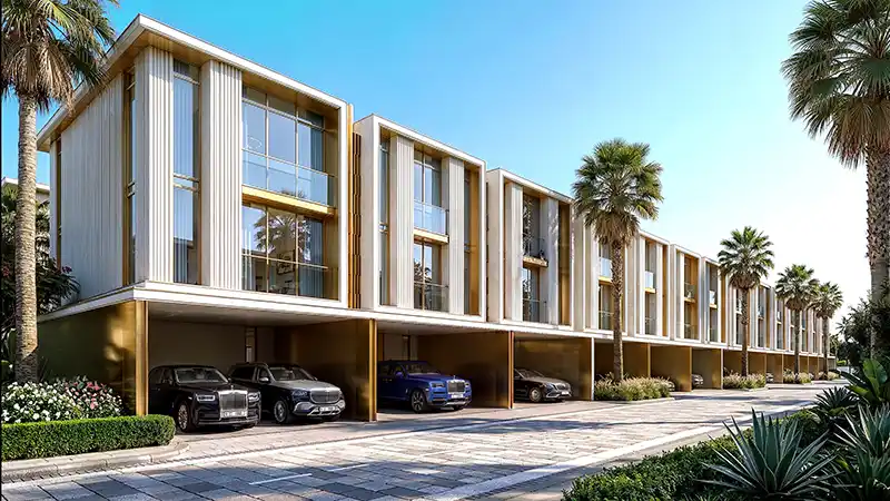 'mb-0 p'> Q1 - 2029View DetailNew LaunchAED 4.2 MBinghatti Tilal Oasis Villa