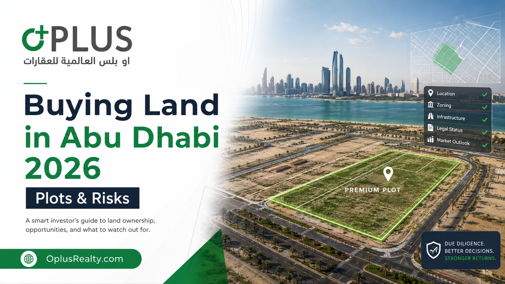 Buying Land in Abu Dhabi 2026: Plots & Risks