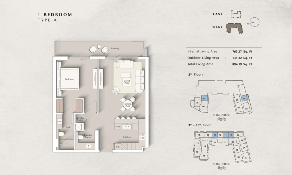 ART BAY — 1BR floor plan
