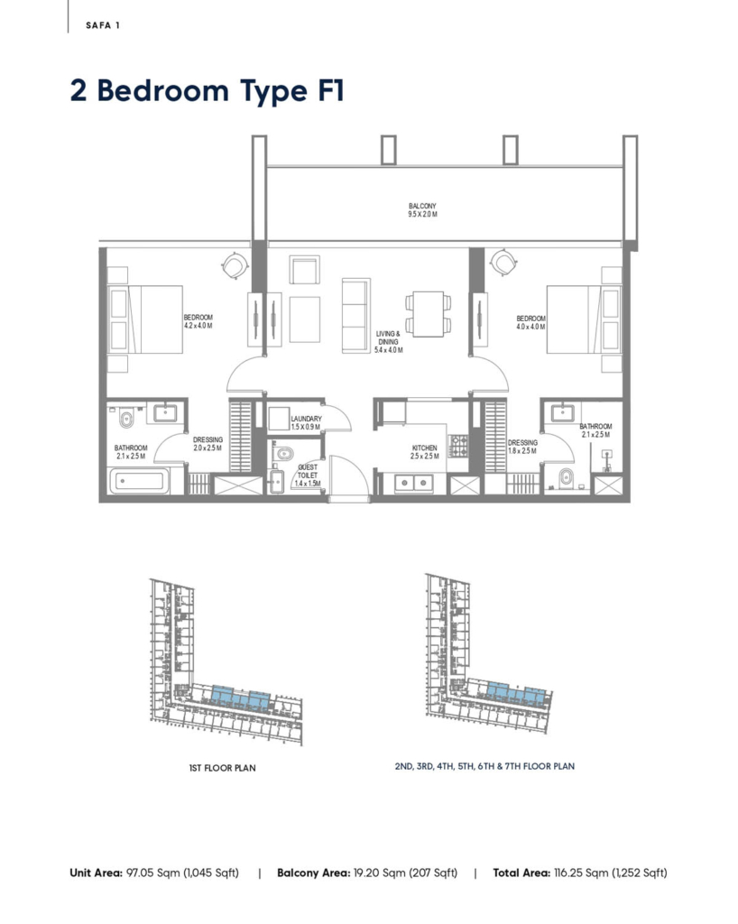 SAFA — 2BR floor plan