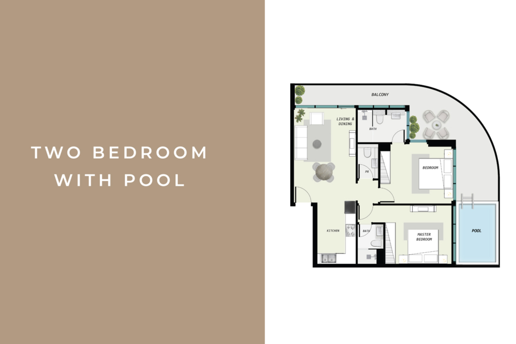 SAMANA Avenue — 2BR floor plan