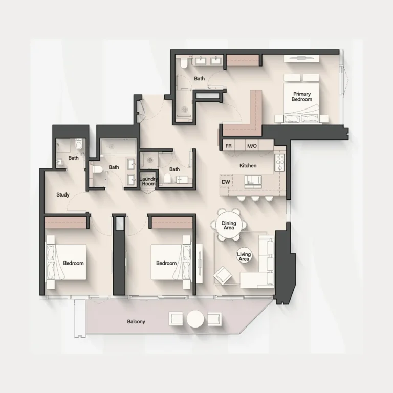 Eltiera Views  — 3BR floor plan