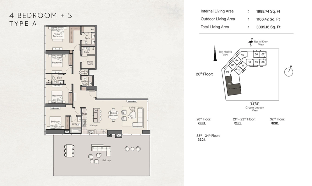Claydon House — 4 Bedrooms floor plan