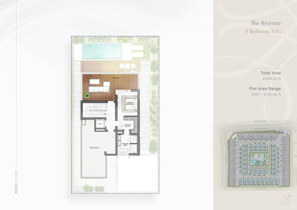 The Watercrest — 4BR Villa floor plan