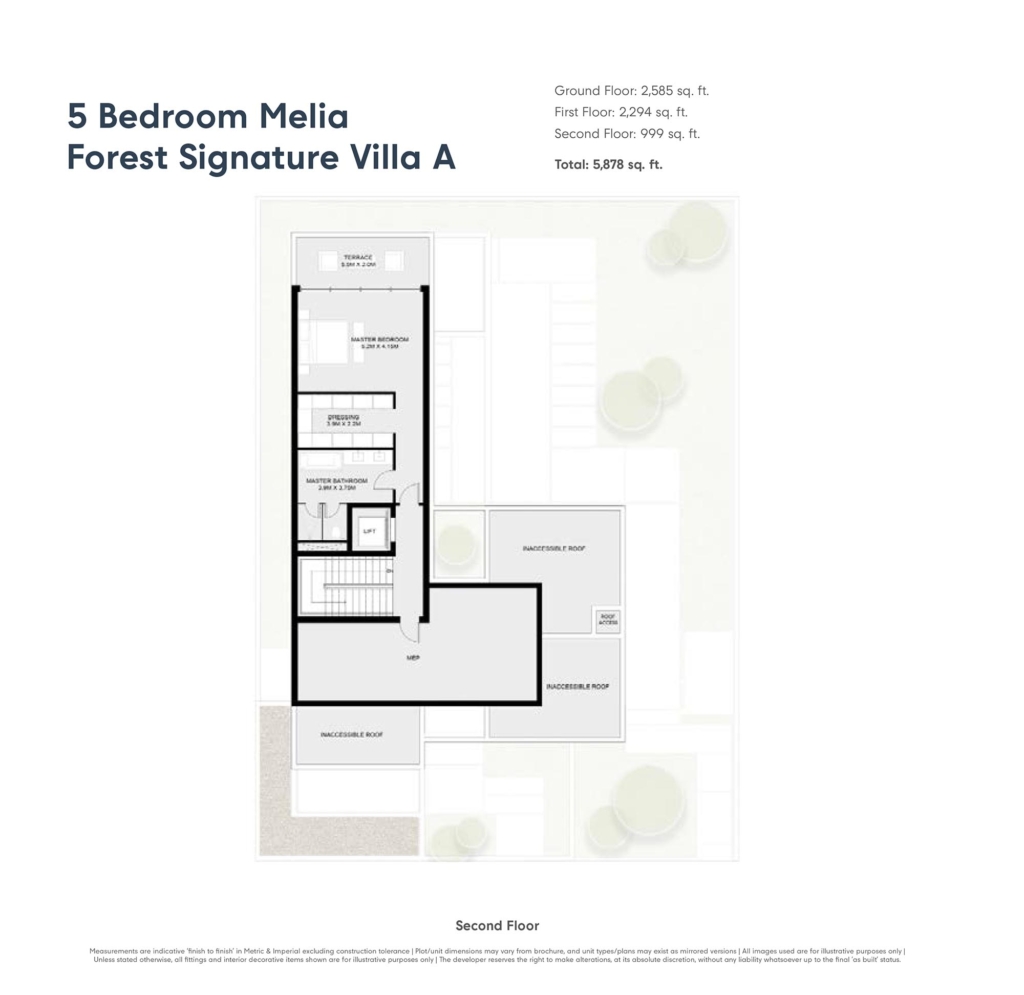Melia at Masaar 2  — 5BR Villa floor plan