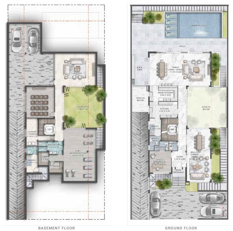 Morocco Phase 2 — 6BR Villa floor plan