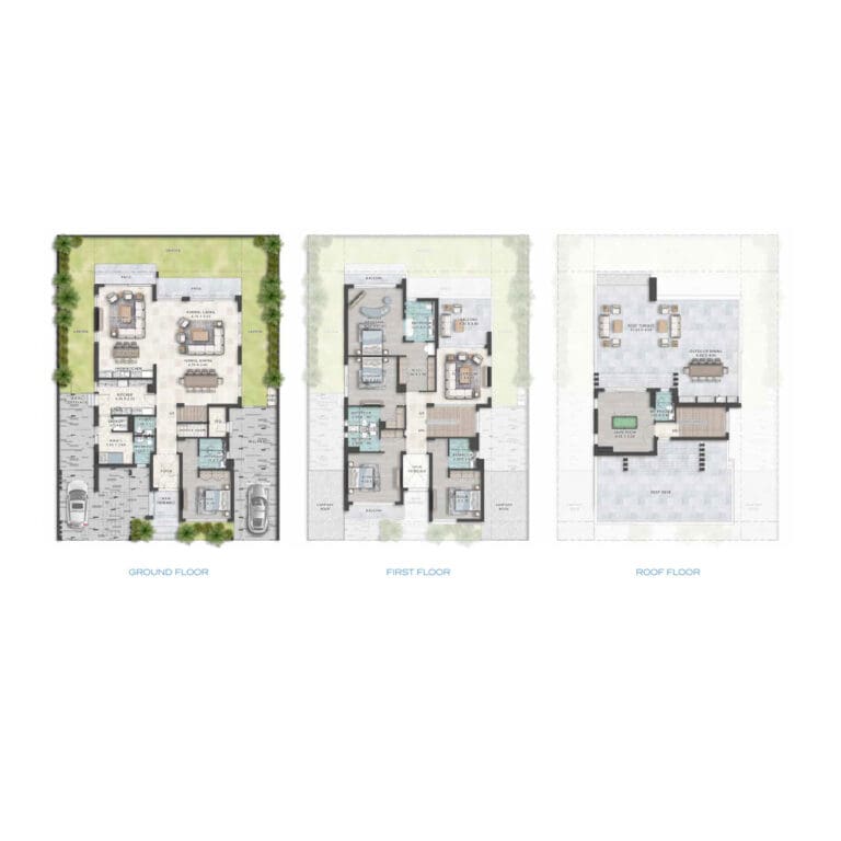 Tahiti  — 6BR Villa floor plan