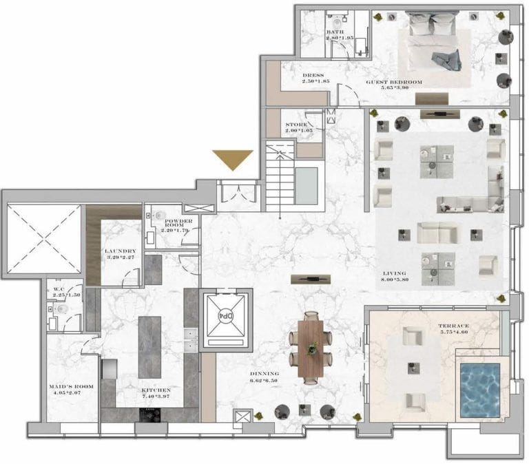 4 bedrooms Duplex