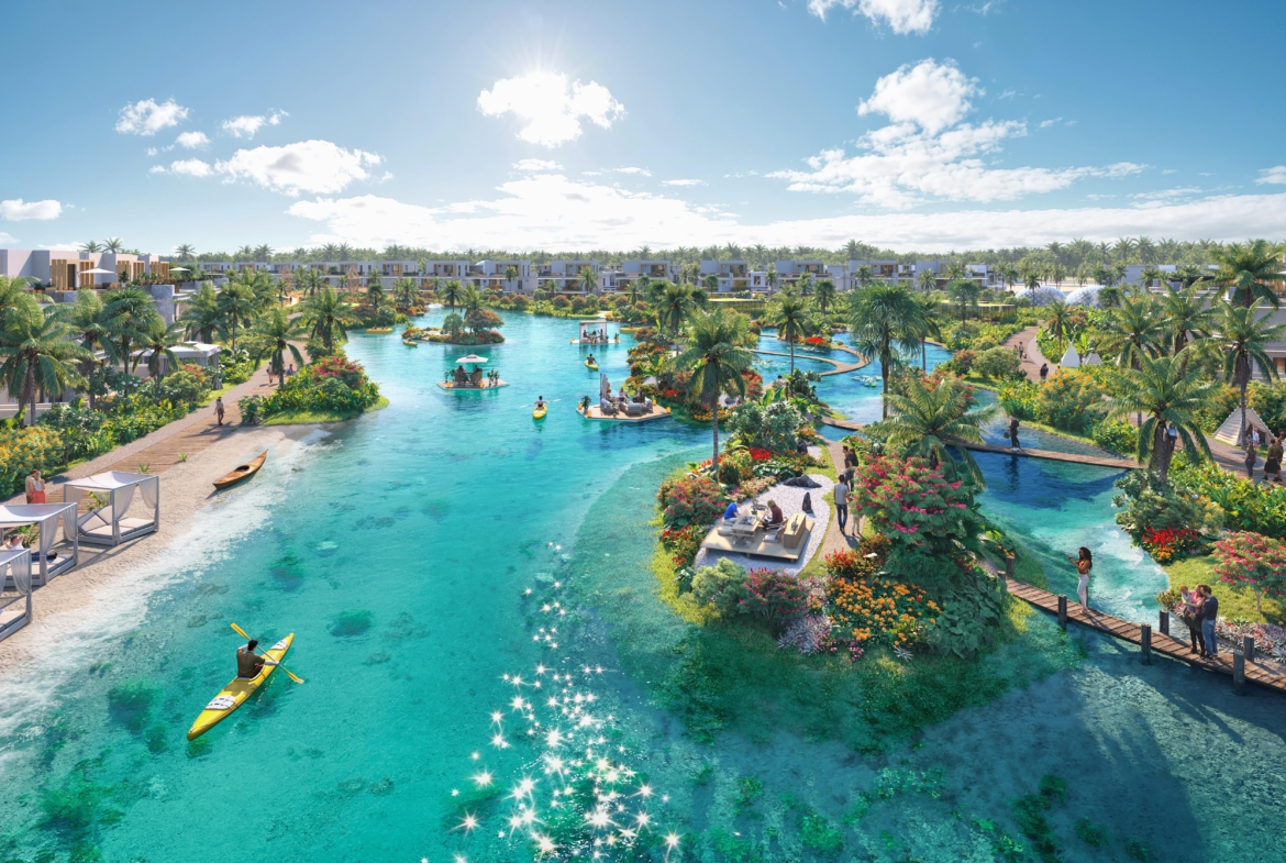 5Bedroom Twin Villa for sale in Tahiti at DAMAC Islands 2