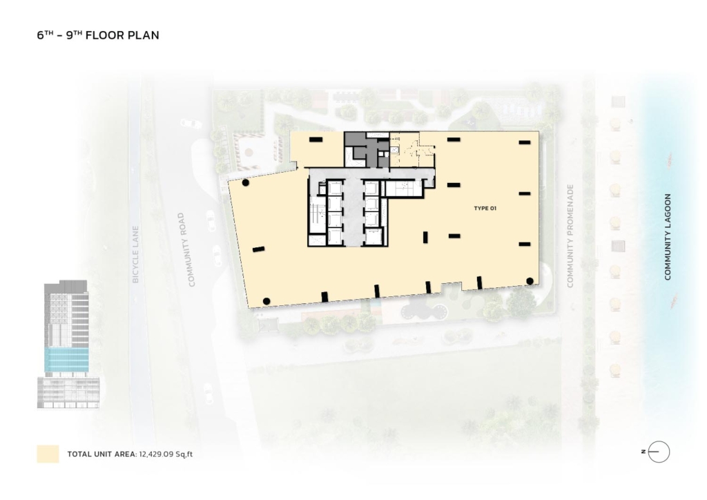 Eaton Square — Studio Office floor plan