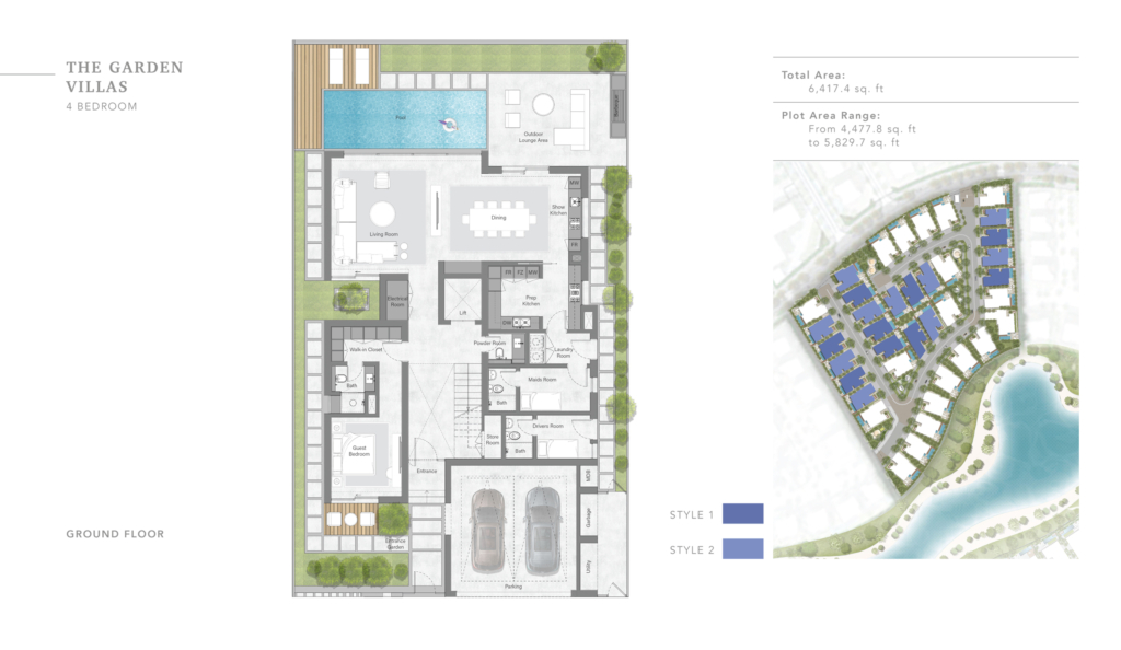 The Lakeshore Villas — 4BR Villa floor plan