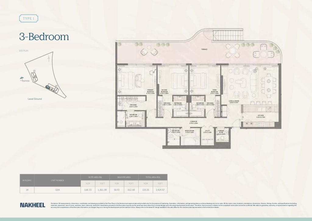 Bay Grove Residences Phase 4 — 3BR floor plan