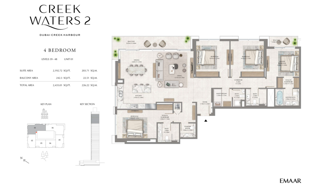 Creek Waters 2 — 4BR floor plan