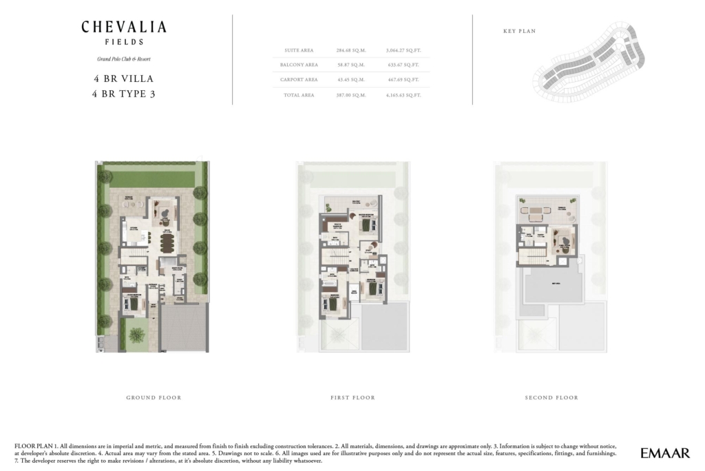 Chevalia Fields — 4BR Villa floor plan