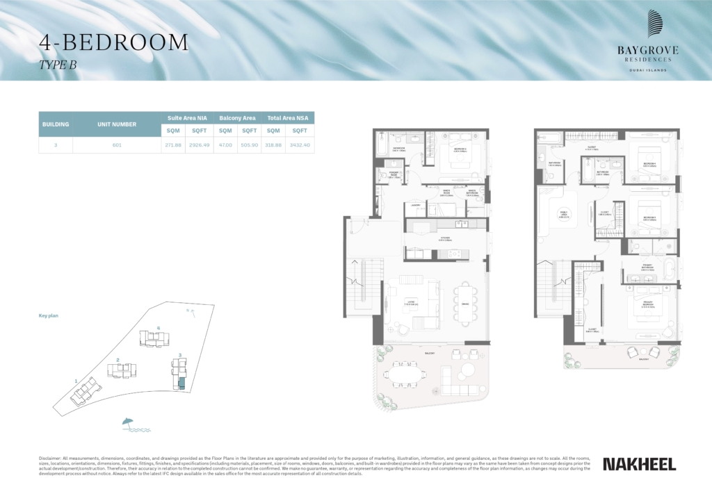Bay Grove Residences — 4BR Penthouse floor plan