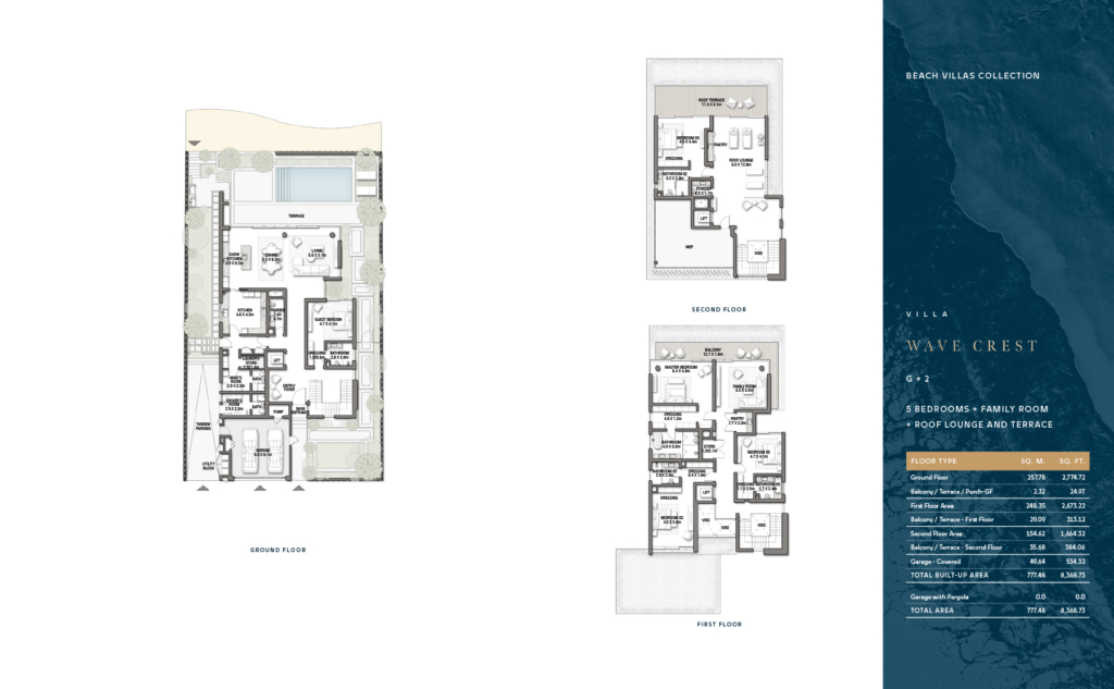 Blue Horizon  — 5BR Villa floor plan