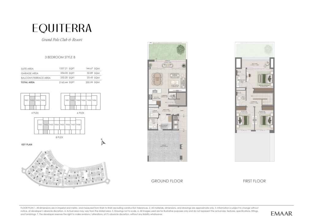 Equiterra at Grand Polo Club & Resort — 3BR Townhouse floor plan