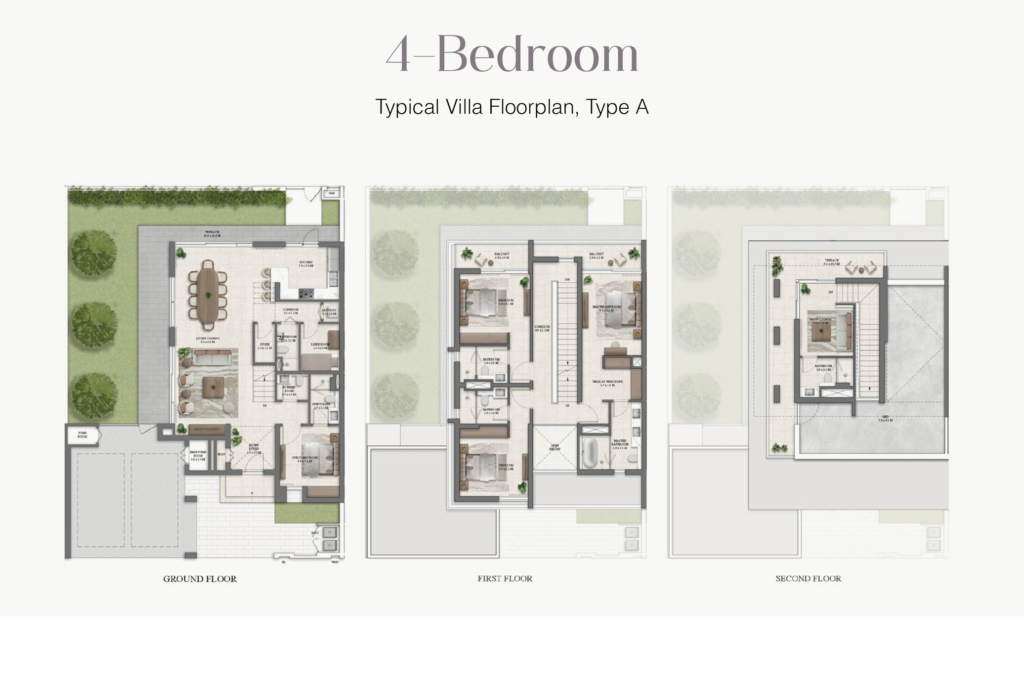 Avena & Avena 2 — 4BR Villa floor plan