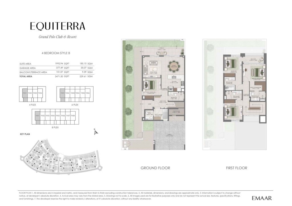 Equiterra at Grand Polo Club & Resort — 4BR Townhouse floor plan